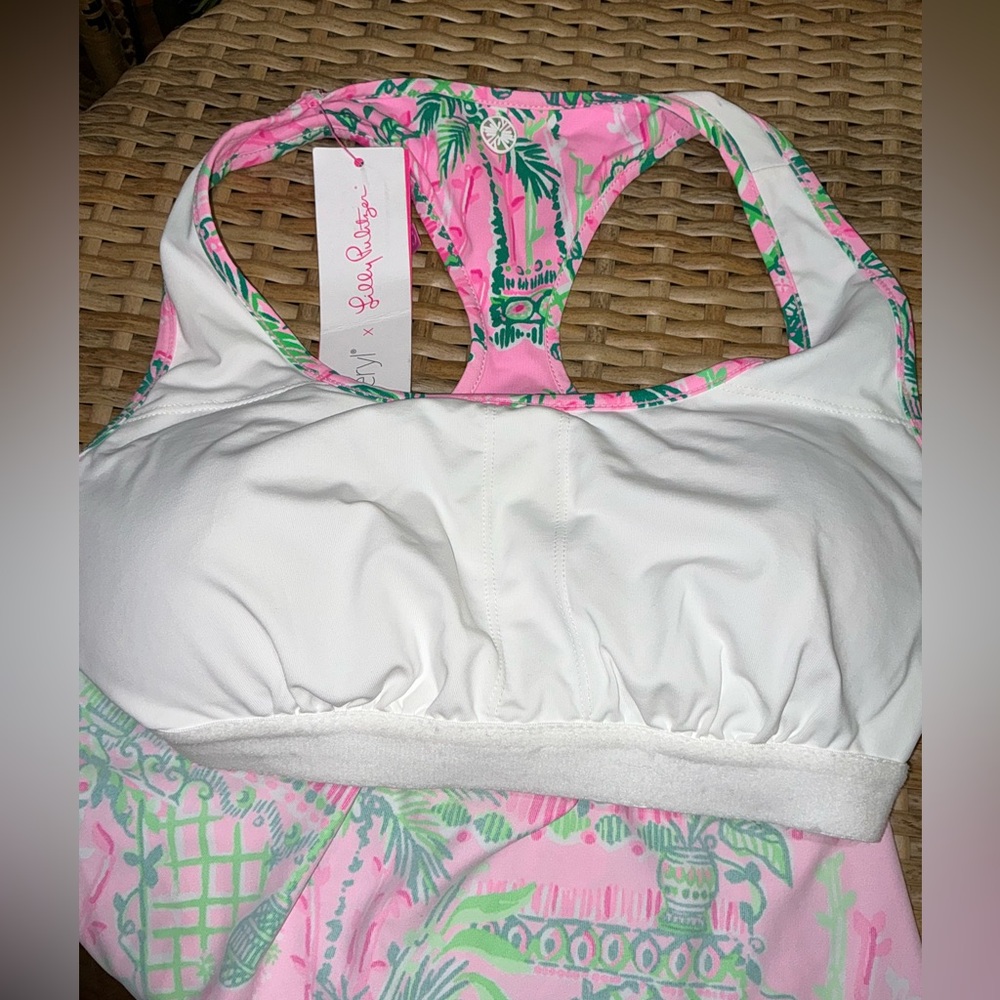 Lilly Pulitzer NWT Mina Bra Tank Top Always Worth It Size XS - Picture 8 of 12